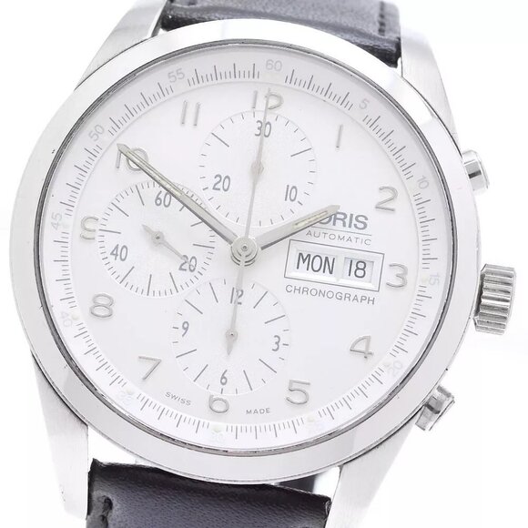 ORIS Classic XXL 7515 Chronograph Silver Dial Automatic Men's Watch_871683 - Picture 1 of 10